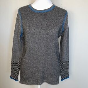 Belford Striped Sleeve Sweater Size Large​​